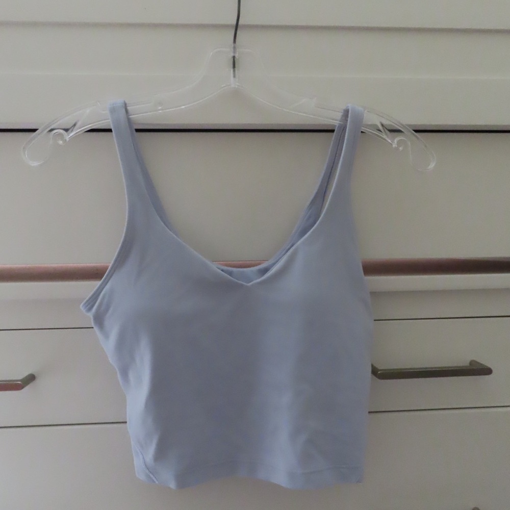 Lululemon Light Blue Tank Top size 6